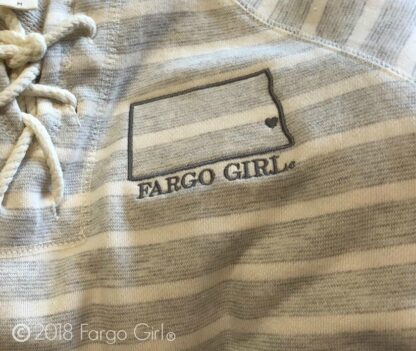 Fargo Girl® Lace Up Hoodie