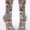 People I Love: Cats W-Crew Socks
