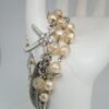 Wrap Bracelet, glass pearls, glass beads, stamped pendant, starfish charm - Image 3