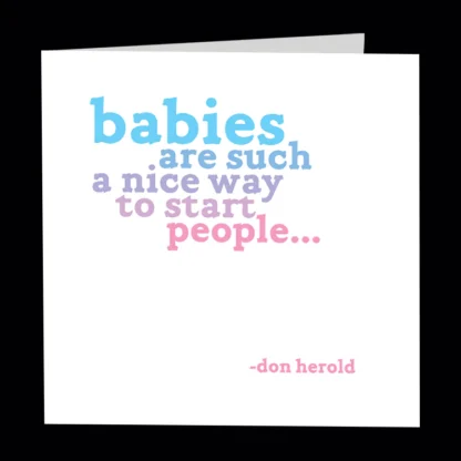 Quotable Cards ~ babies