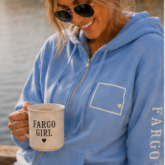 Fargo Girl® Front Zip Hoodie