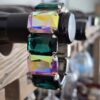 "Lucky" Genuine Crystal Stretch Statement Bracelet - Image 5