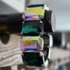 "Lucky" Genuine Crystal Stretch Statement Bracelet - Image 2