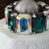 "Lucky" Genuine Crystal Stretch Statement Bracelet - Image 4