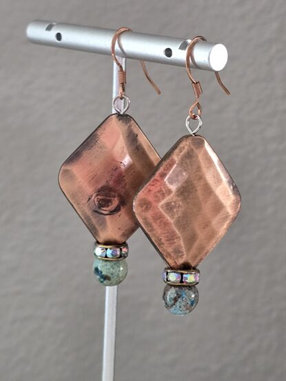 Copper Drop Earrings - Image 6