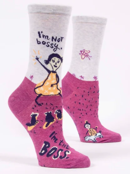 I'm Not Bossy. I'm The Boss W-Crew Socks