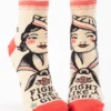 Fight Like A Girl W-Ankle Socks