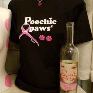 Pink Awareness Poochie Paws Graphic Tee