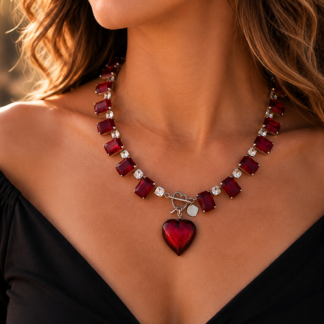 Ruby in Love Necklace | CLC Jewelry