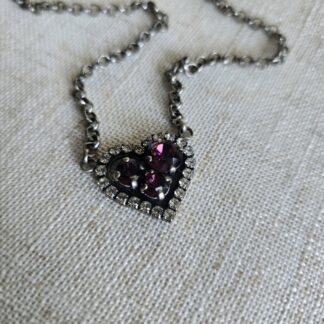 Heart After Dark Necklace | CLC Jewelry