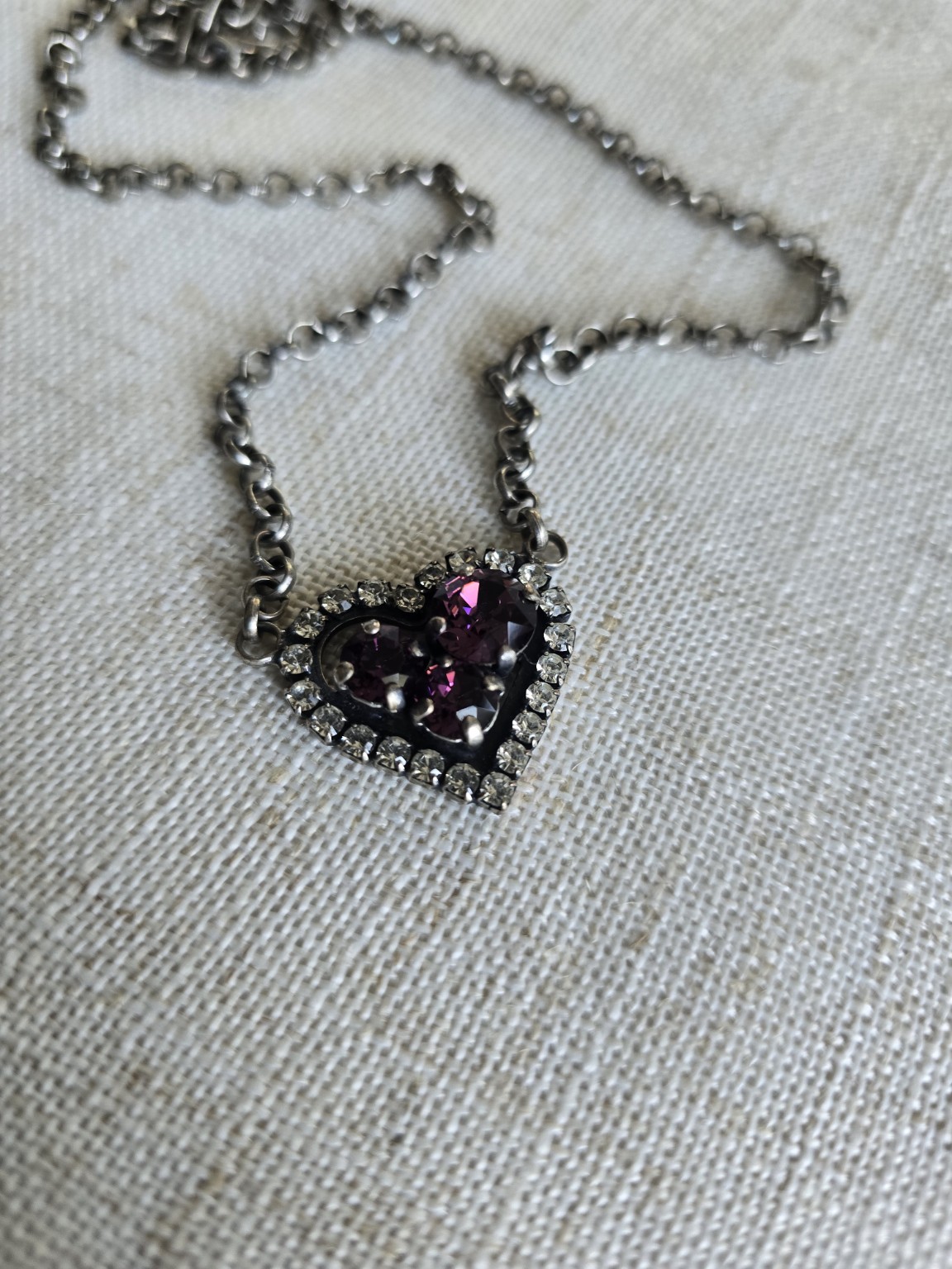 Heart After Dark Necklace | CLC Jewelry