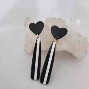 🖤 Midnight Mod Earrings | CLC Jewelry