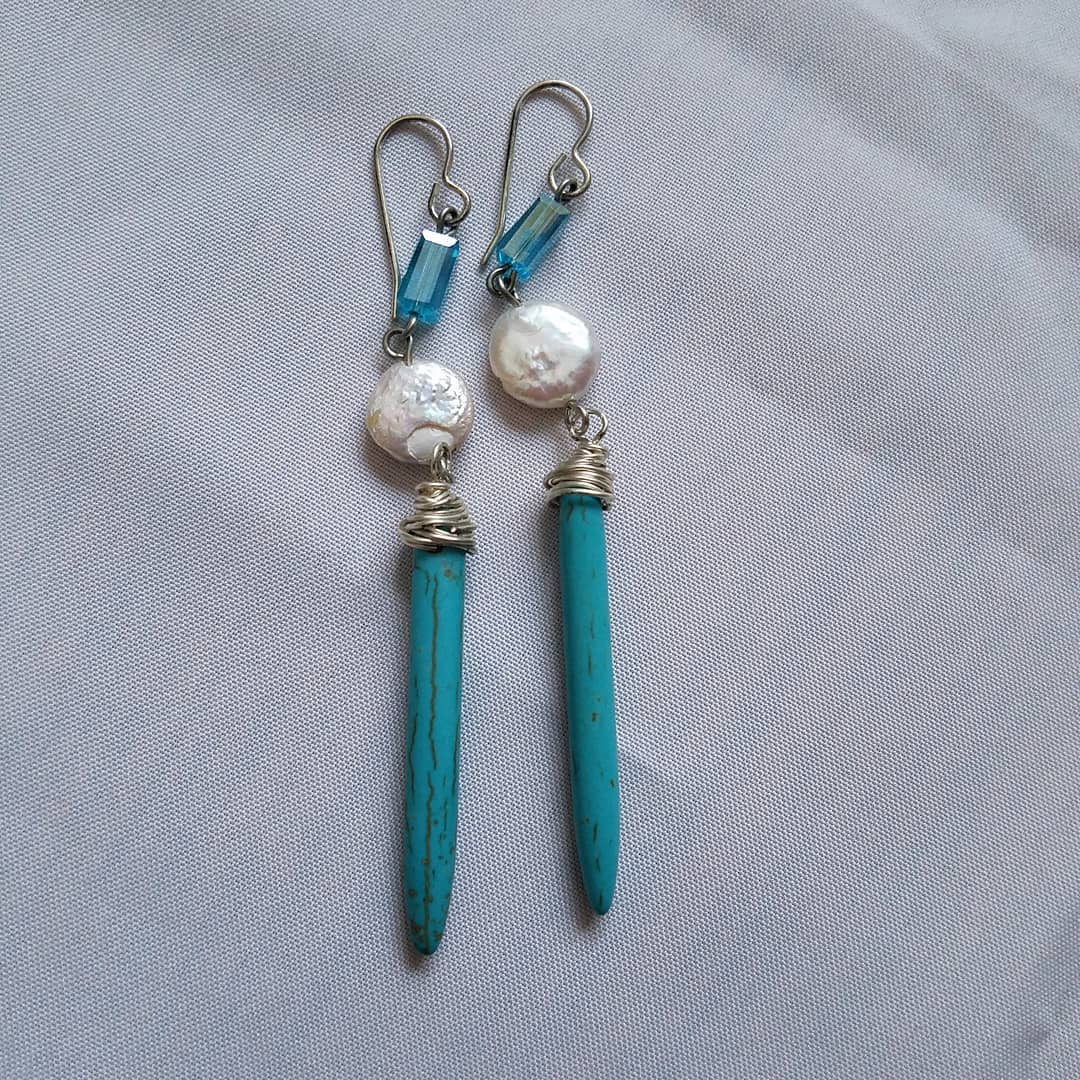 Turquoise Tide Earrings | CLC Jewelry